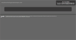 Desktop Screenshot of emailmarketingmadesimple.com